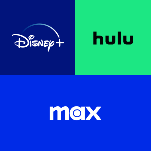 Disney+, Hulu, HBO Max Bundle (With Ads) 1 Month